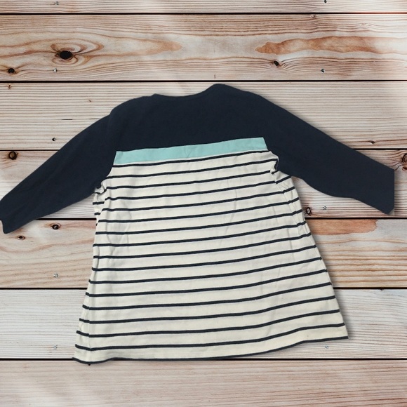 Kim Rogers Plus Size Striped Top 3/4 Sleeve 2X - Picture 2 of 4